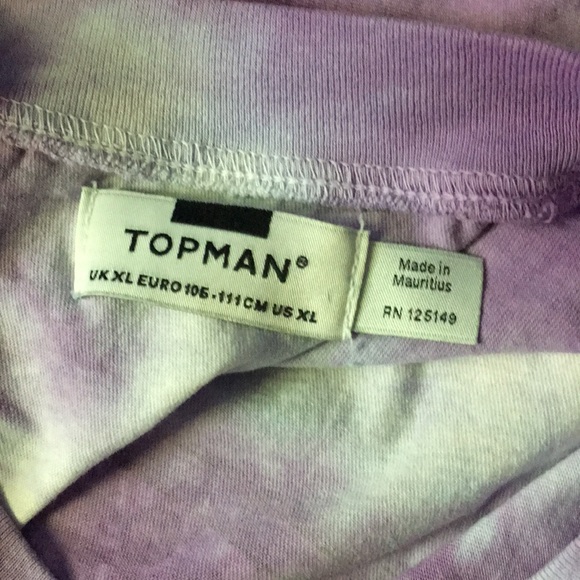 Top Man Purple TyeDye Shirt - Picture 4 of 4
